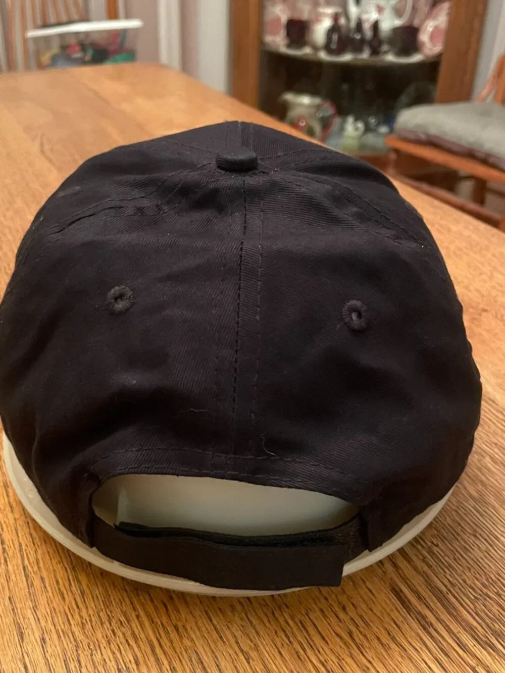 Idaho Division of Aeronautics Black Hook and Loop Baseball Hat Cap